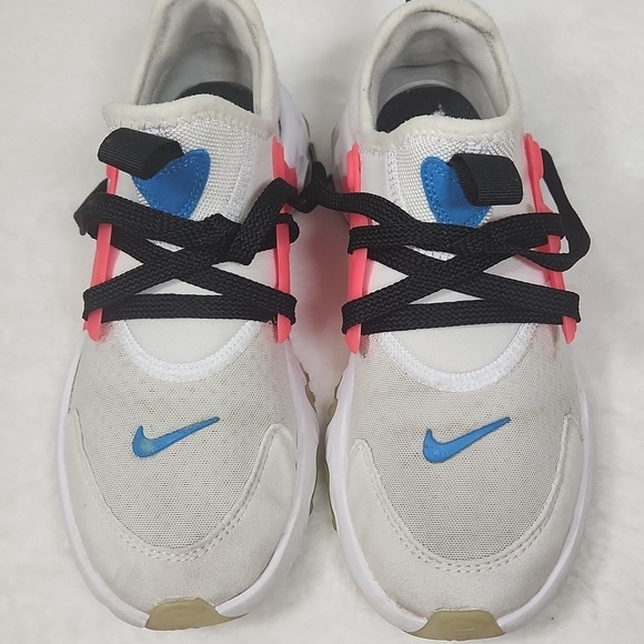 Nike Other - Nike Kids White and Pink Sneakers with Blue Details